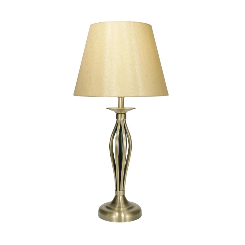 Dar Bybliss Table Lamp Antique Brass