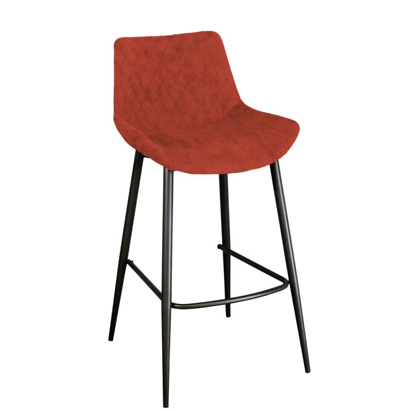 Maisie Bar Stool Burnt Orange