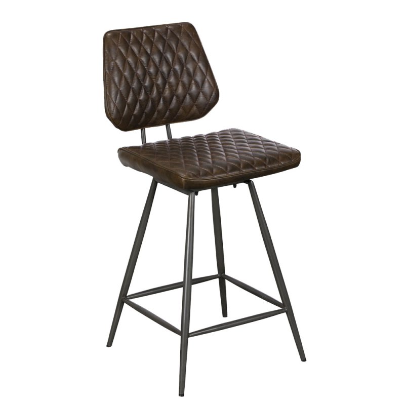 Dante Bar Stool Dark Brown 