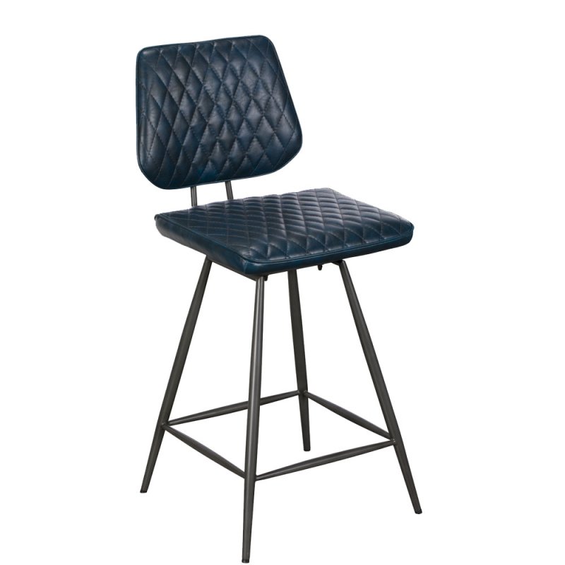 Dante Bar Stool Dark Blue 