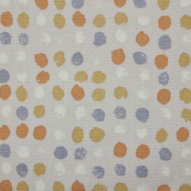 Dot Dot Tangerine PVC Fabric