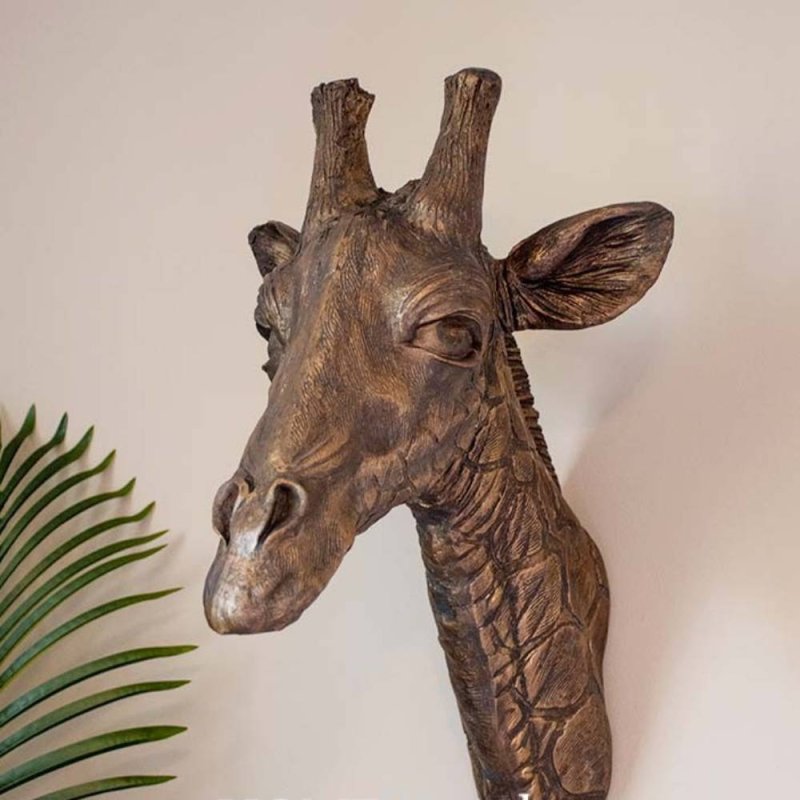 Giraffe Bust - Wall Sculpture