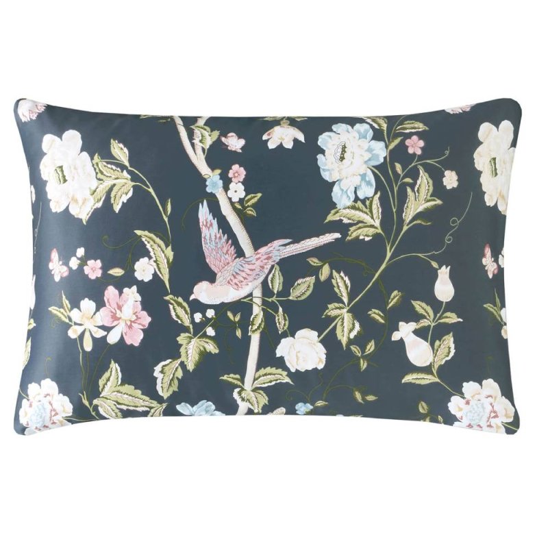 LA SUMMER PALACE STANDARD PILLOWCASE PAIR MIDNIGHT 