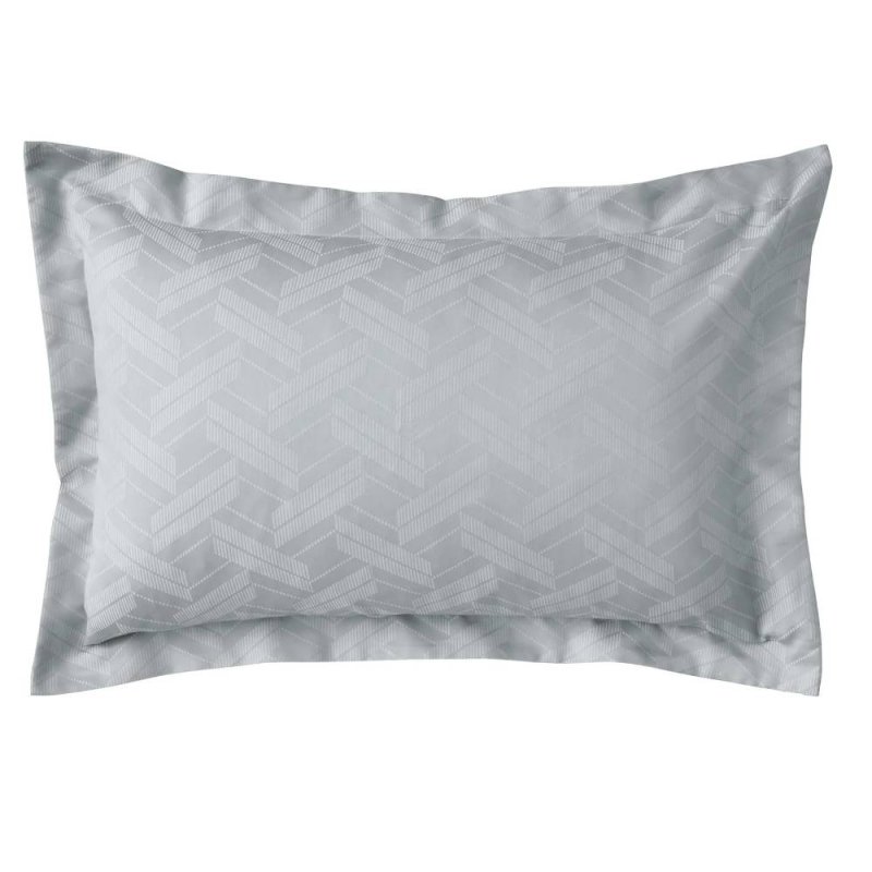 HS ASTORIA PILLOWCASE OXFORD SILVER