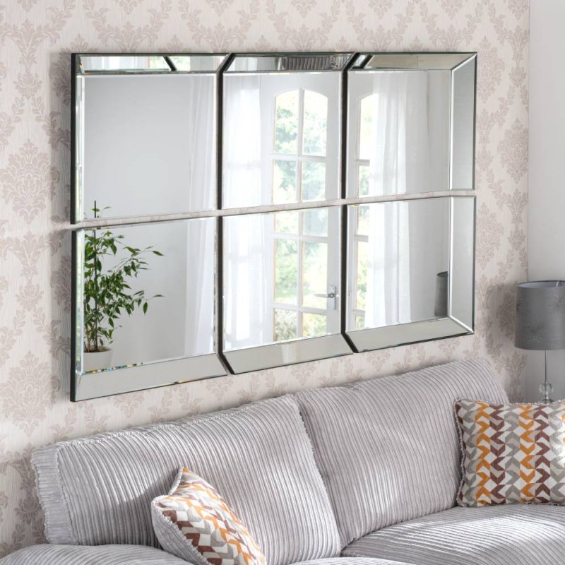 Hazlewood Art Deco 6 Panel Mirror