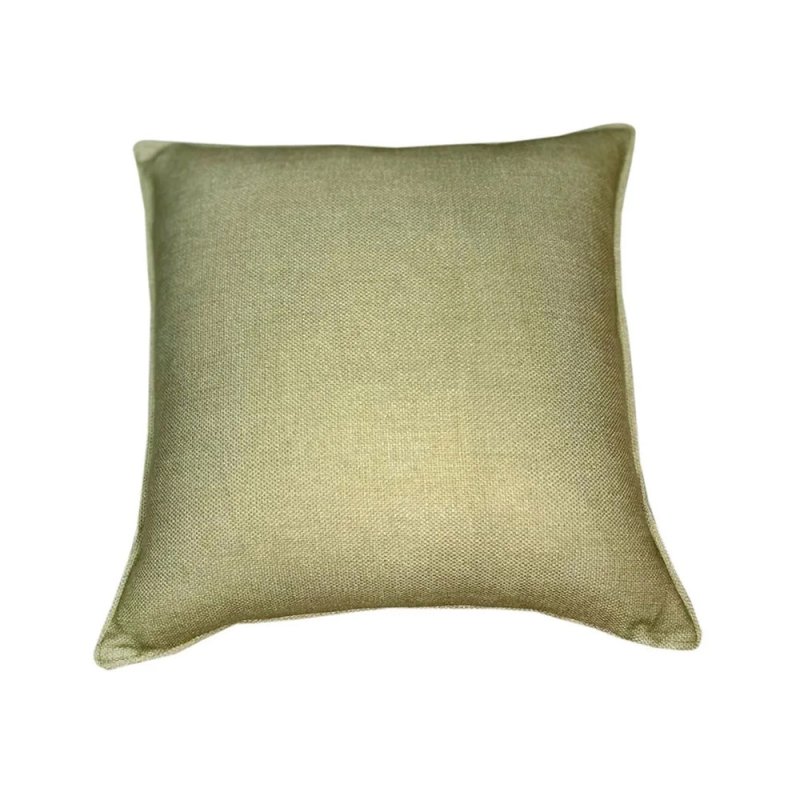 Linea 45cm Faux Linen Cushion Leaf Green