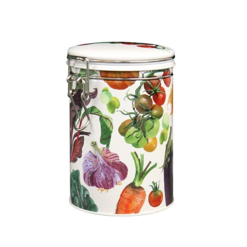 Emma Bridgewater Dig The Garden Clip Lid Tin Caddy