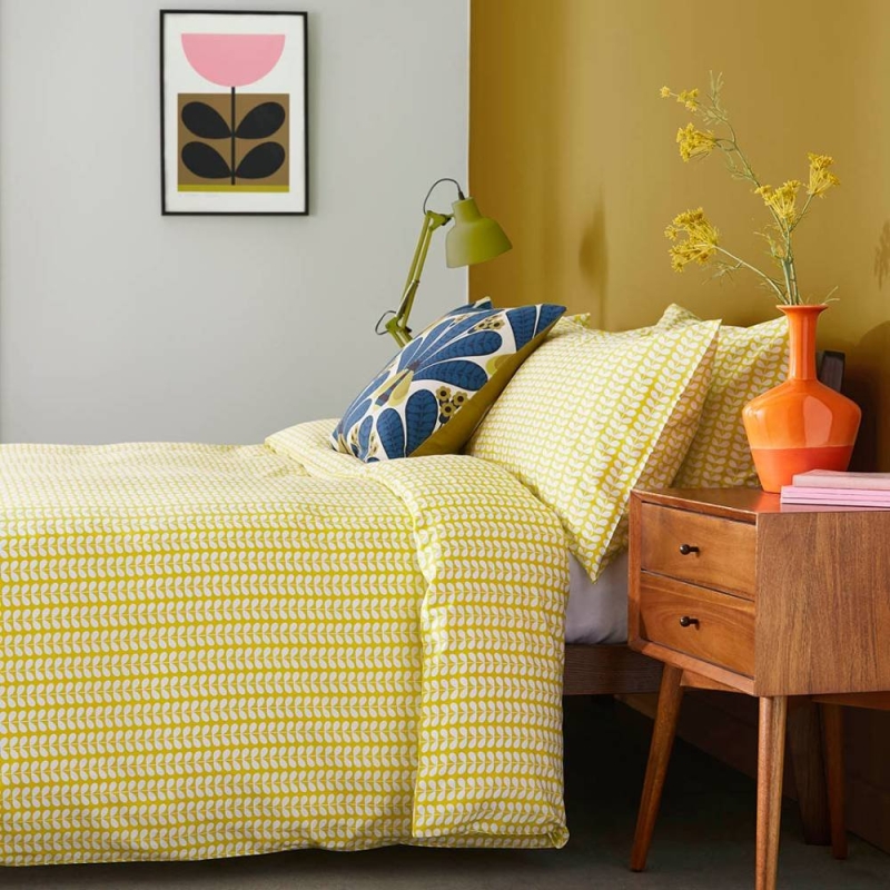 Orla Kiely Tiny Stem Duvet Set Yellow