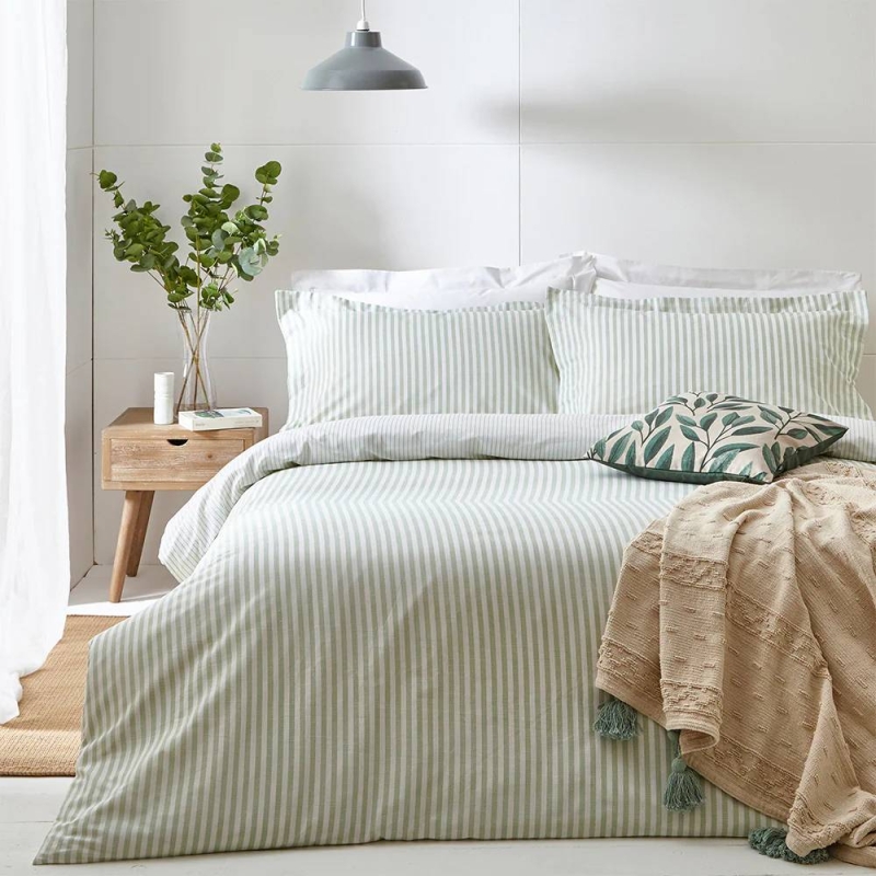 The Linen Yard Hebden Eucalyptus Duvet Set