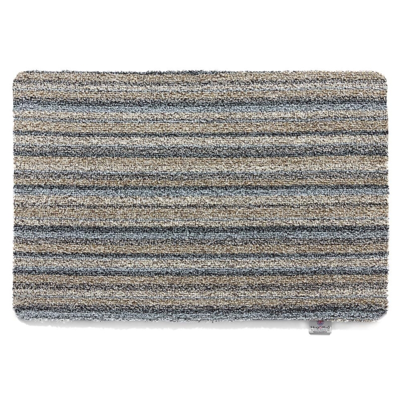 Original Stripe Door Mat Candy Ribbon Grey