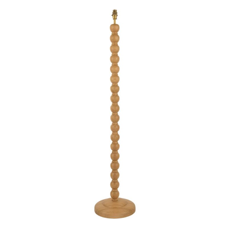 Laura Ashley Maria Floor Lamp Wood & Antique Brass - Base Only