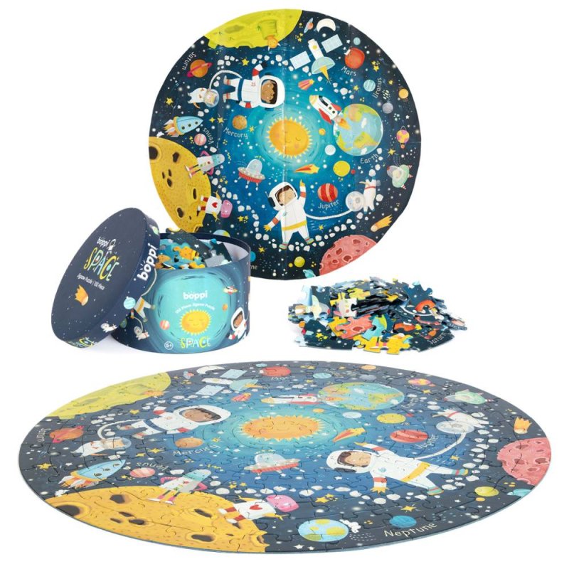 Boppi 150pc Round Jigsaw Puzzle - Space