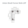Anton Small Corner Sofa LHF