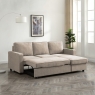 Mickey Corner Sofa Bed Natural