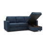 Mickey Corner Sofa Bed Blue