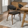 Christopher Rustic Oak Dining Chair Old West Vintage