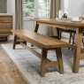 Christopher Large Bench Oak Lifestyle