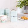 Living Nostalgia Coffee Canister Blue