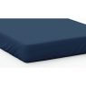 Belledorm 200 Thread Count Fitted Sheet Navy 28cm