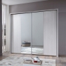 Marlborough Sliding Wardrobe 2 Door Mirrored 200cm & Passe-Partout