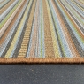 Brighton Orange Stripe Rug