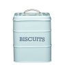 Living Nostalgia Biscuit Storage Tin Blue