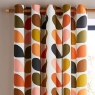 Orla Kiely Multi Stem Eyelet Headed Curtains Auburn