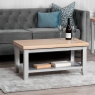 Elveden Small Coffee Table Grey Lifestyle