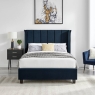 Phoenix Bed Frame Navy Blue