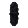 Sheepskin Double Black Rug