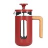 La Cafetiere Pisa 3 Cup Red/Wood Handle