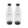 SodaStream 1L Bottle Twin Pack Black