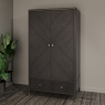 Dante Wardrobe 2 Door Ebony Lifestyle