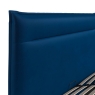 Hadleigh Upholstered Storage Ottoman Royal Blue Velvet