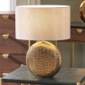 Bronze Dot Textured Ceramic Table Lamp