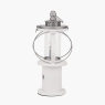 Gibson Wood Lantern Table Lamp White