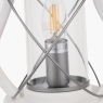 Gibson Wood Lantern Table Lamp White