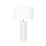 Venetia White Marble & Gold Metal Tall Table Lamp