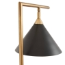 Matt Black and Antique Brass Table Lamp