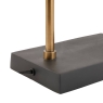 Matt Black and Antique Brass Table Lamp