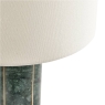 Venetia Green Marble & Gold Metal Tall Table Lamp