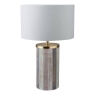 Distressed Sage Wood Tall Table Lamp