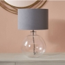 Organic Shape Clear Bubble Glass Table Lamp 