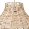 Natural Rattan Cloche Pendant