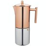 La Cafetiere Espresso Maker 600ml Steel Copper