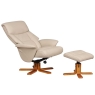 Marlesford Swivel Recliner Chair with Footstool
