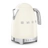 smeg variable temperature kettle cream