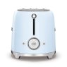 smeg 2 slice toaster blue