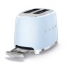 smeg 2 slice toaster blue