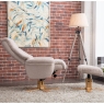 Deben Swivel Chair & Stool Lisbon Wheat